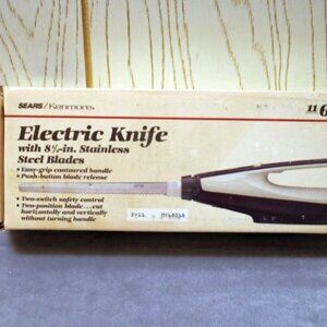 Sears Kenmore Vintage Electric Knife with Blades - Original Box